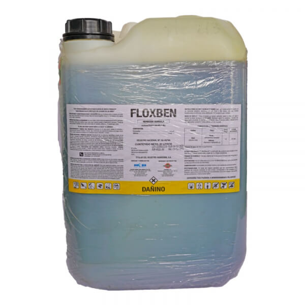 Floxben, herbicida,presentacion 20 litros