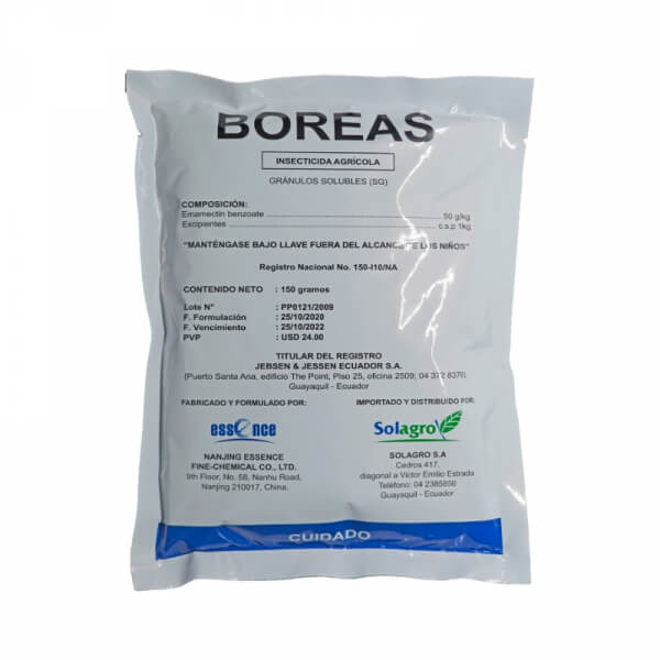 Boreas, insecticida, presentacion 150gr