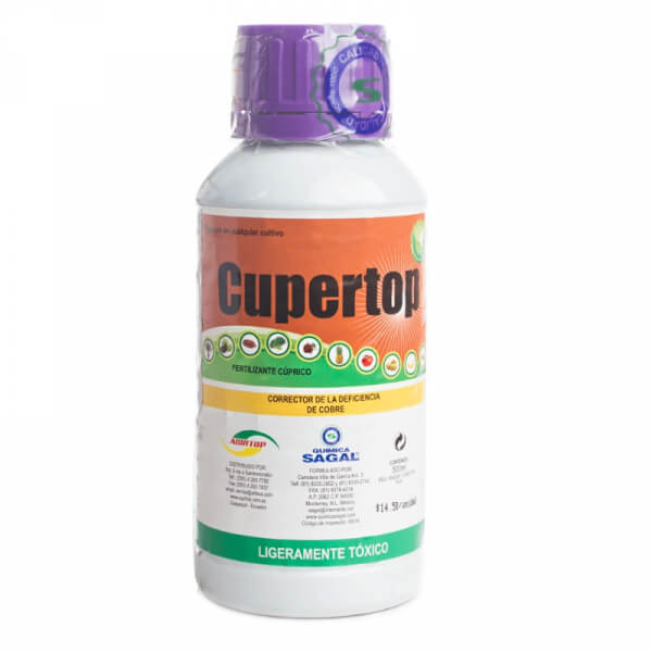 Cupertop, fungicida, presentacion 500cc