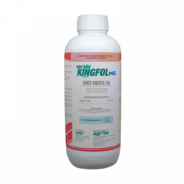 Kingfol mg, foliar, presentacion litro