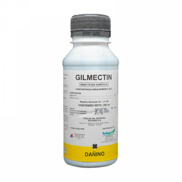 Gilmectin, insecticida, abamectina, 250cc