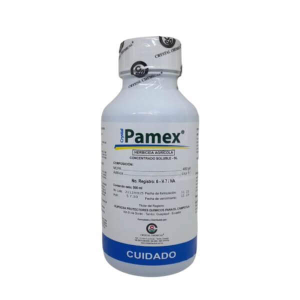 Pamex, herbicida, presentación 500c
