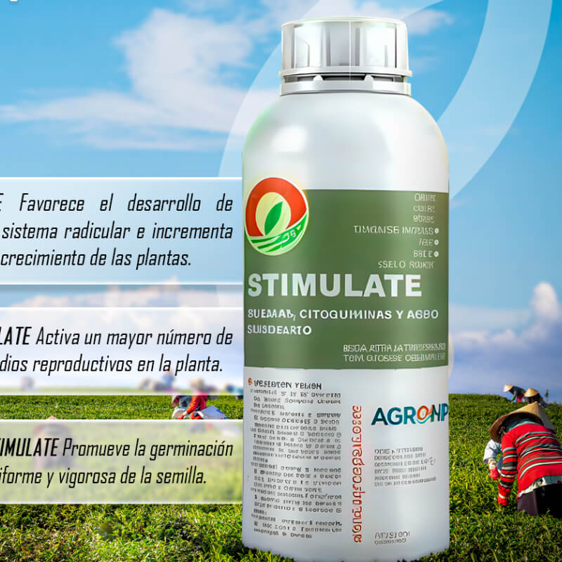 Estimulante de Crecimiento Vegetal STIMULATE 1L: Mayor Rendimiento y Resistencia