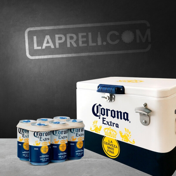 Combo La Preli BOX 1 -Six pack + hielera de Cerveza Corona
