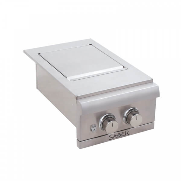 SABER Stainless Dual-Control Built-In Burner