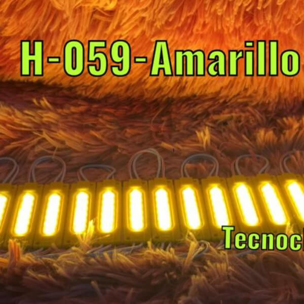Modulo Led color Amarillo COB 12V