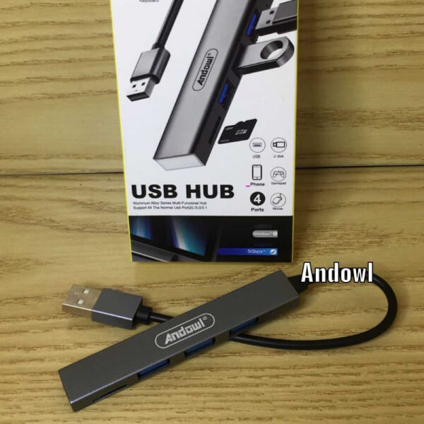 HUB Regleta USB 3.0 4 EN 1