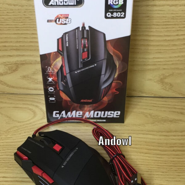 MOUSE GAME RGB con cable