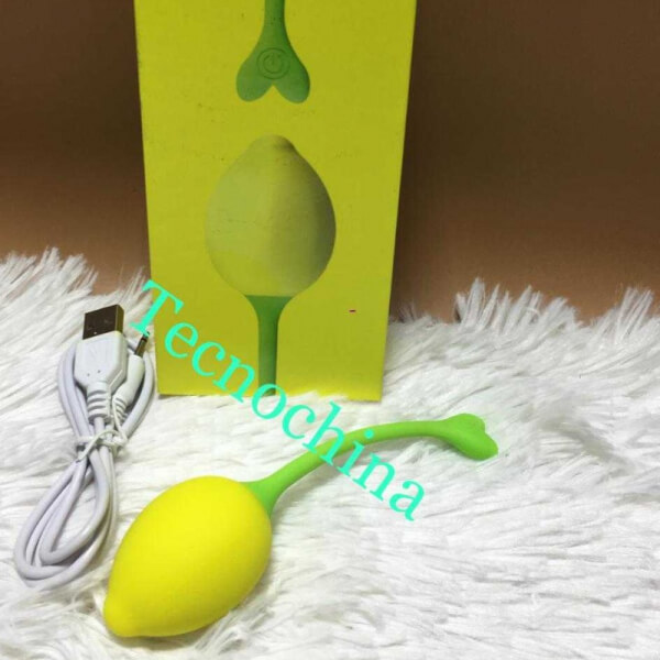 Huevo vibrador con forma de limón para mujer