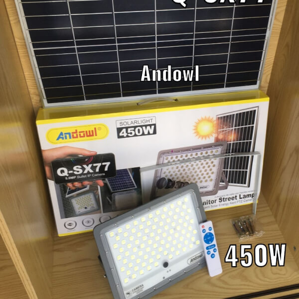 Camara Espia tipo reflector solar de 450w Andowl