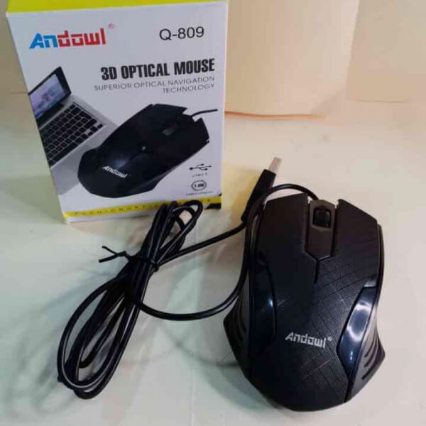 Mouse con cable Andowl