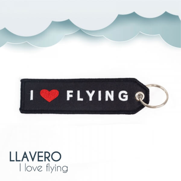 Llavero I Love Flying