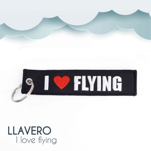 Llavero I Love Flying