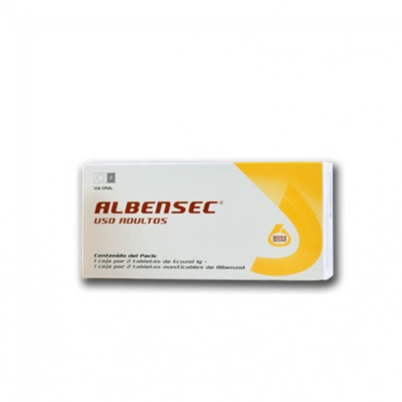 ALBENSEC TABLETAS ADULTO