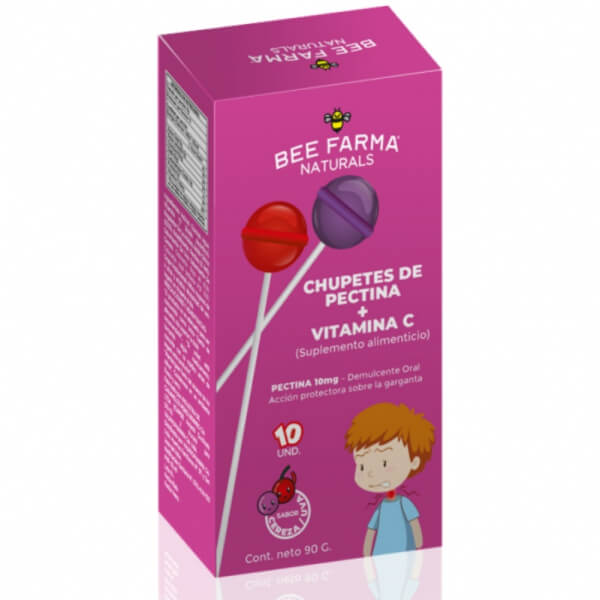 CHUPETE DE PEPTINA 10G + VITA C 90GR X 10*10 (*)