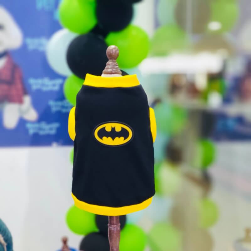 CAMISETA BATMAN PARA PERRITOS Y GATITOS TALLA XS - S