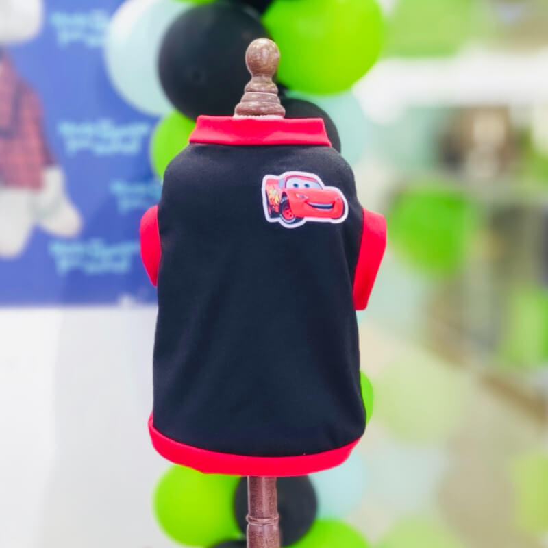 CAMISETA CARS El Rayo McQueen PARA PERRITOS Y GATITOS TALLAS M - L