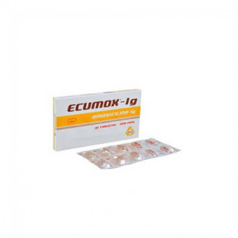 ECUMOX 1GR TABLETAS X 10