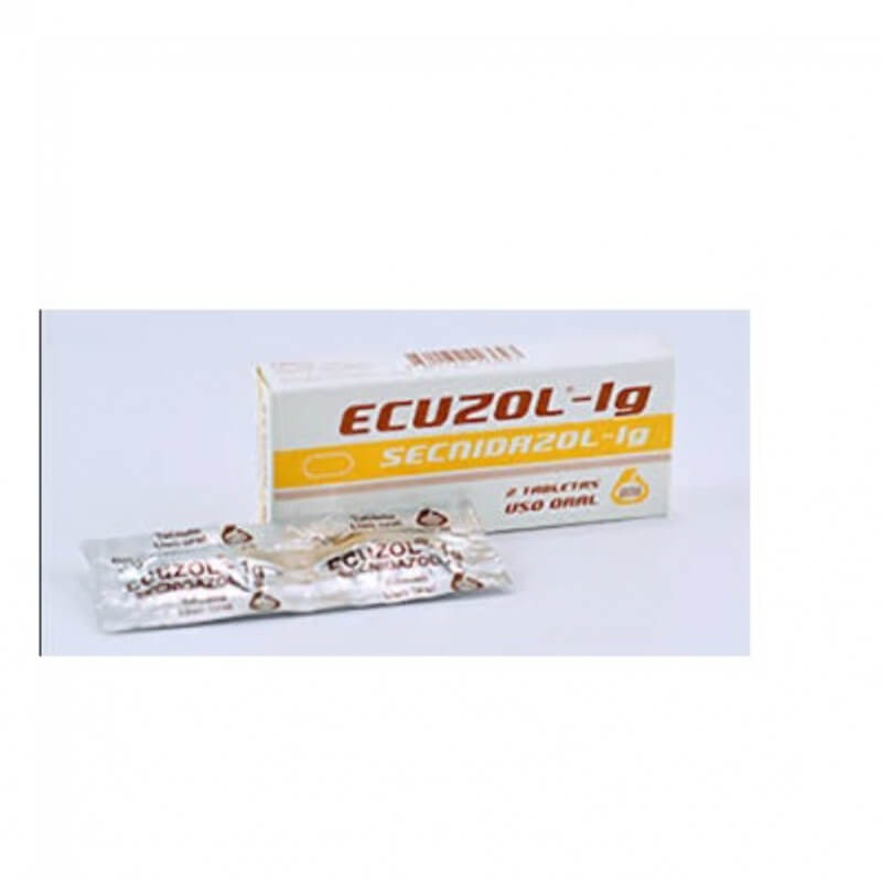 ECUZOL - 1G TABLETAS X 2