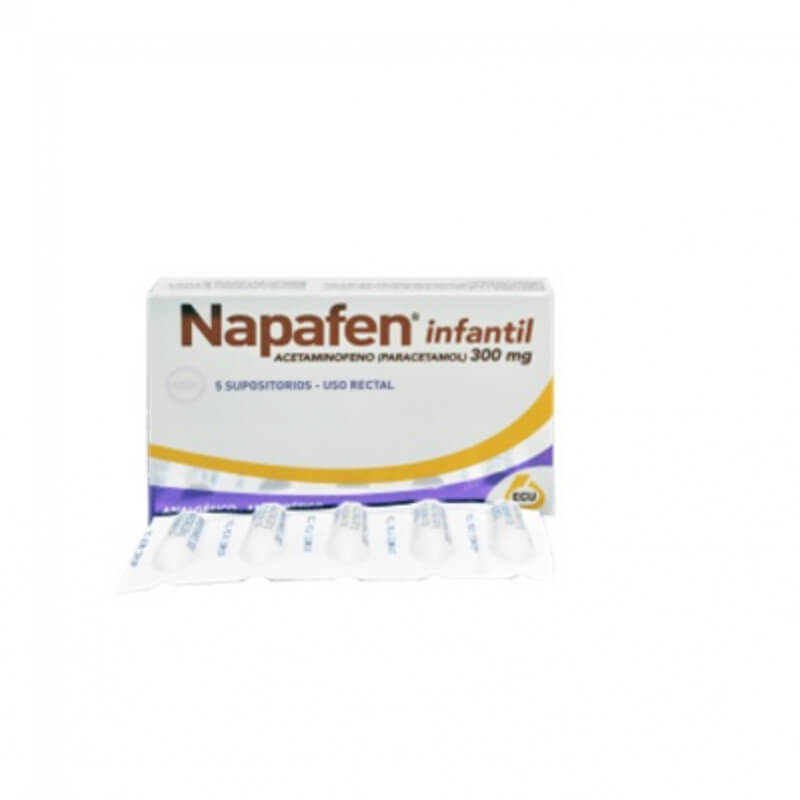 NAPAFEN INFANTIL 300MG SUPOSITORIOS X 5