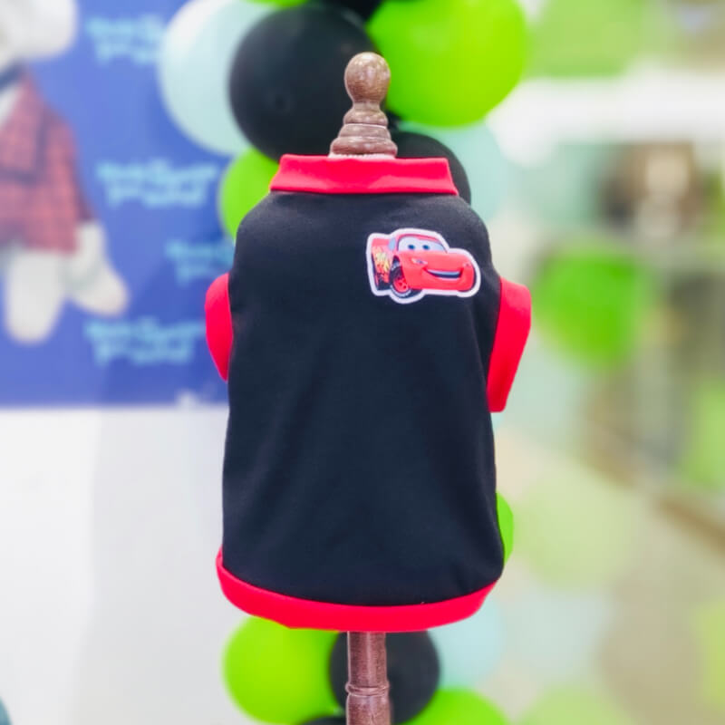 CAMISETA CARS El Rayo McQueen PARA PERRITOS Y GATITOS TALLAS XS - S