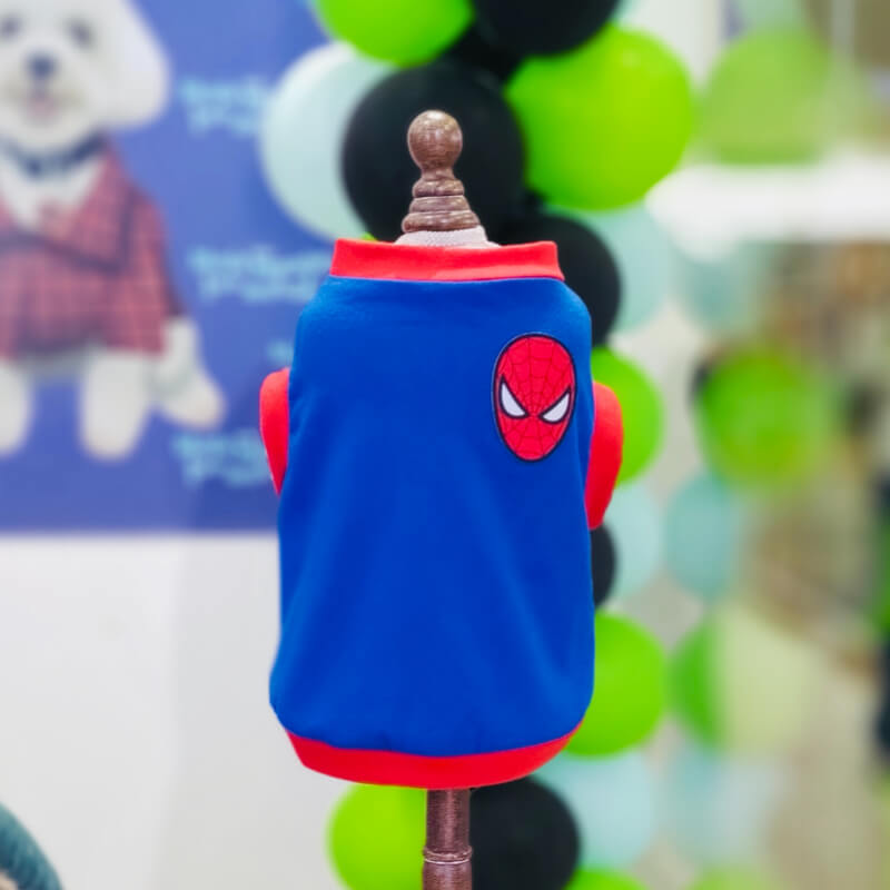 CAMISETA SPIDERMAN PARA PERRITO Y GATITO TALLAS M- L
