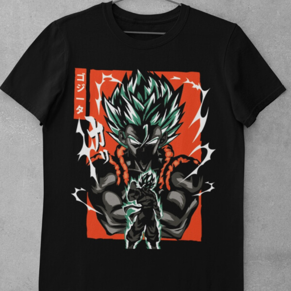 Camiseta de Algodón Dragon Ball - Gogeta Power Up