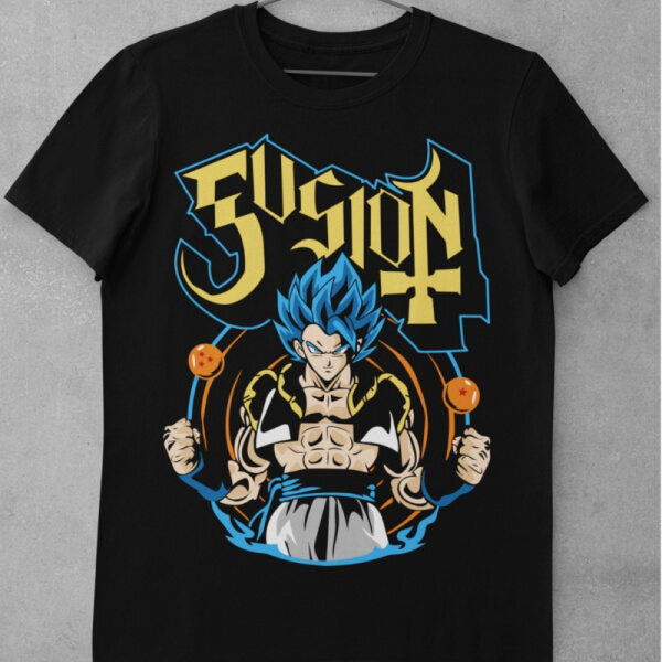 Camiseta de Algodón Dragon Ball - Gogeta Fusion