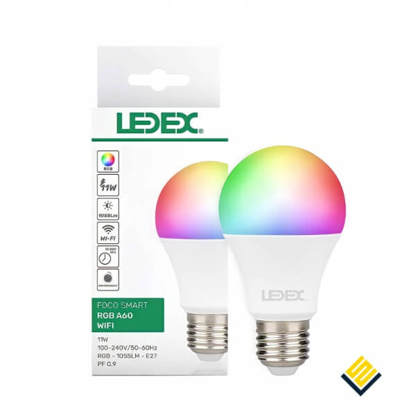 FOCO LED RGB 11W E27 WIFI SMART LEDEX