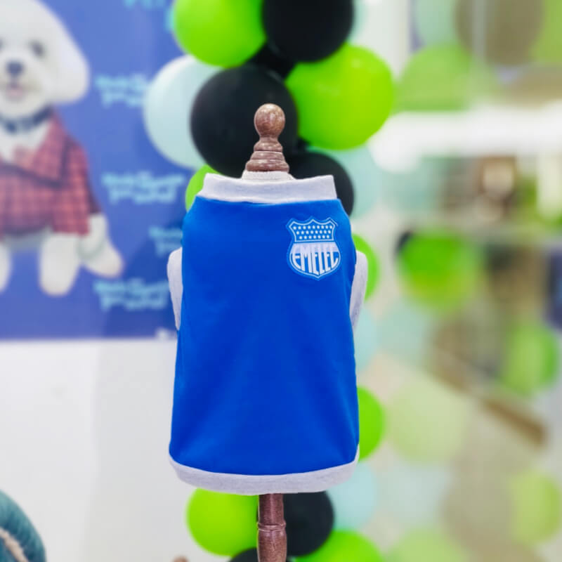 CAMISETA EMELEC PARA PERRITOS Y GATITOS EN TALLA XL