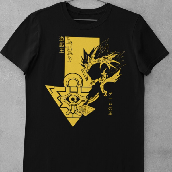 Camiseta de Algodón Yu-Gi-Oh - Silueta Atem