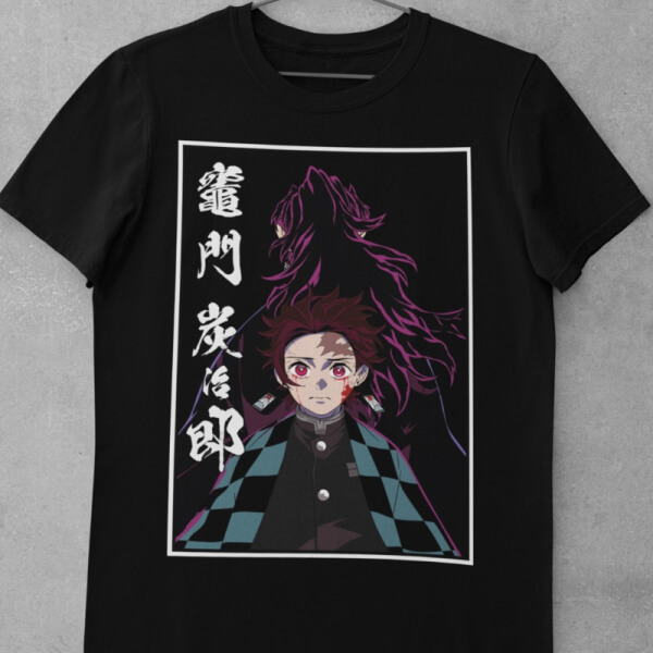 Camiseta de Algodón Kimetsu no Yaiba - Tanjiro Yoriichi