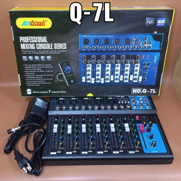 Consola Mezcladora de DJ de 7 Canales
