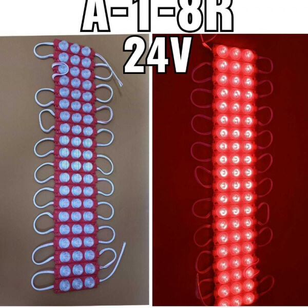Modulo Led de 24V color Rojo