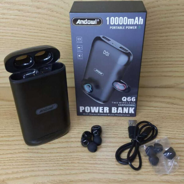 Power bank con audifono Bluetooth/10000aAh