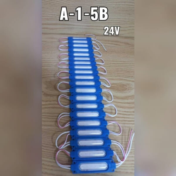 Modulo 24V color Azul 2cmX7cm 10pcs
