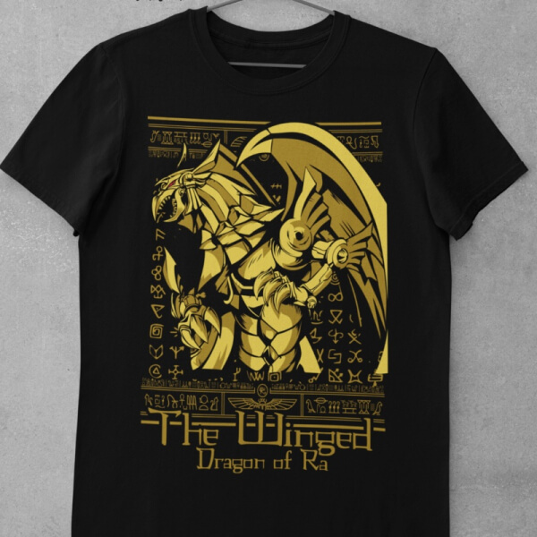 Camiseta de Algodón Yu-Gi-Oh - Dragon Alado de Ra