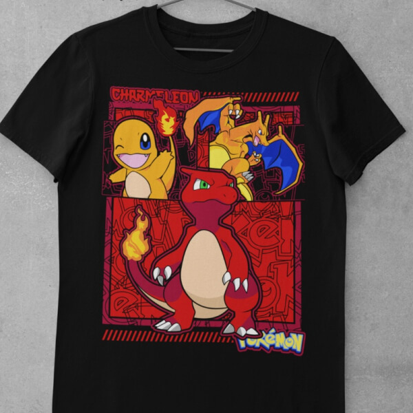 Sublinate Camiseta De Algod n Pokemon Charmeleon Evoluci n