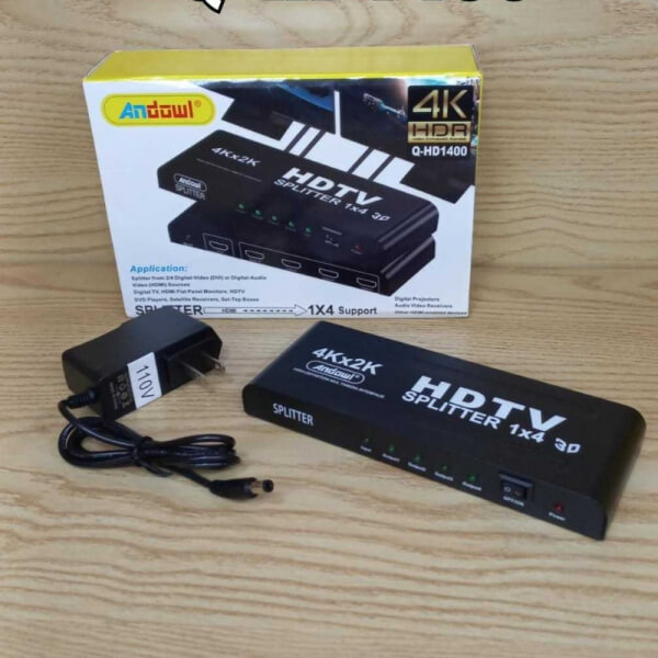 Splitter→4 HDMI 4K 3D