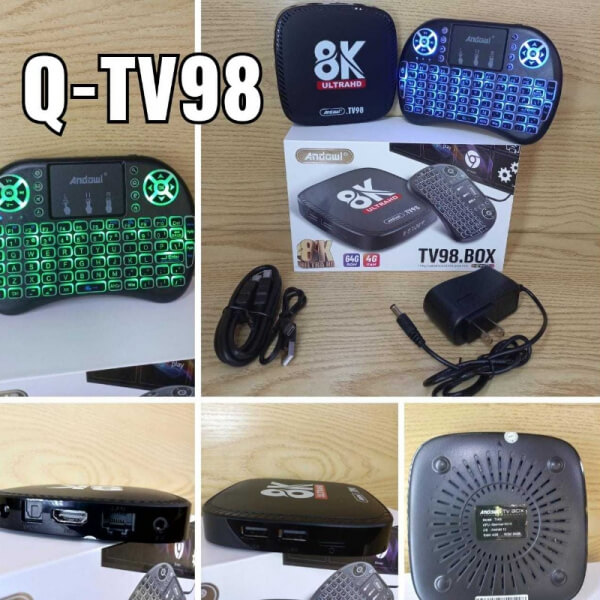 TV98.BOX+Teclado 8K 4GB+64GB