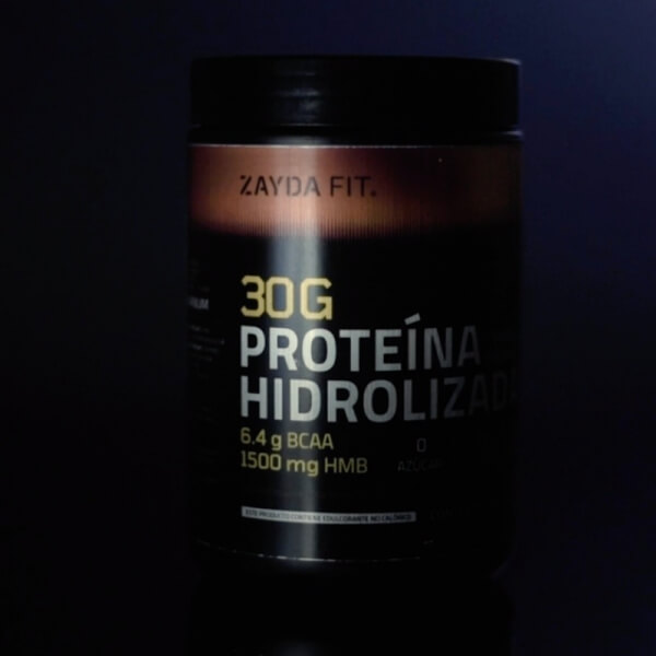 Proteína 100% Hidrolizada Zayda Fit sabor vainilla gourmet