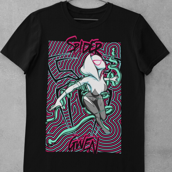 Camiseta de Algodón Marvel - Spider Gwen