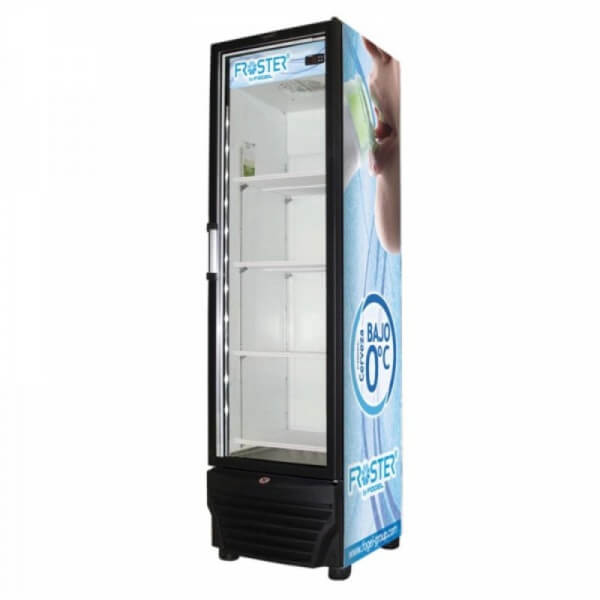 VITRINA PANORAMICA DE 1 PUERTA FROSTER 19 PVPH-HC DE 19 PIES