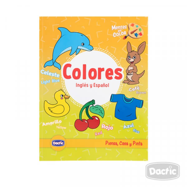 Libro para colorear Aprendo inglés y español