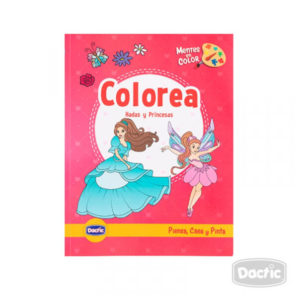 Libro para colorear Hada y Princesa