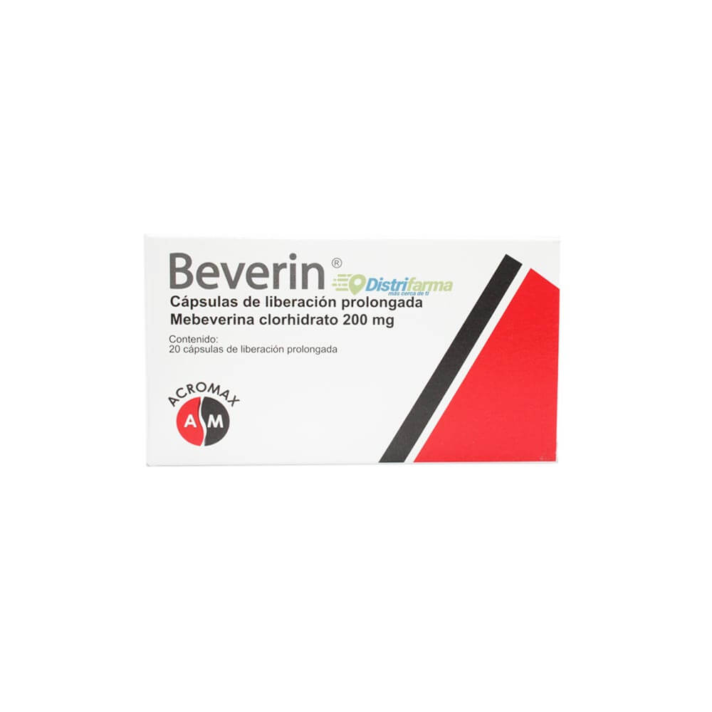 BEVERIN 200MG CAPSULAS X 20*4