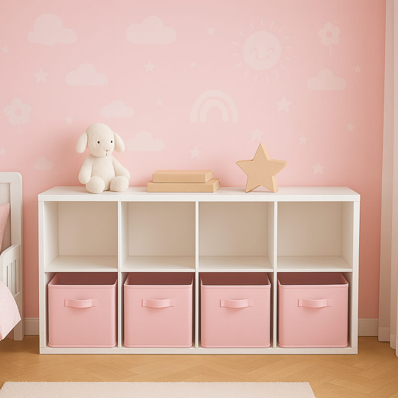 Juguetero X8 + 4 Cajas Organizadoras