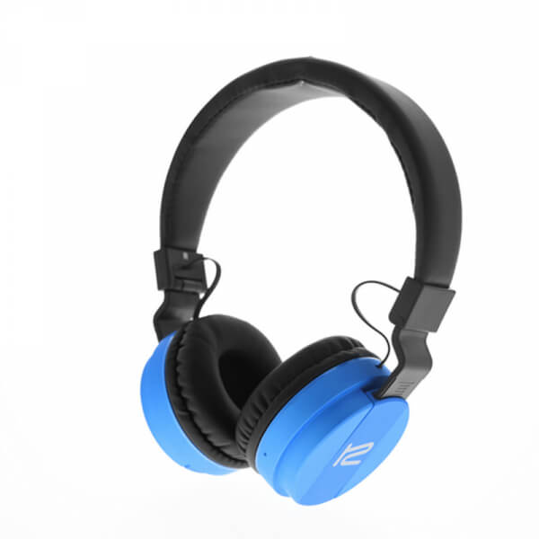 Klip Xtreme KHS-620 - Auriculares con diadema con micro - en oreja - Bluetooth - inalámbrico - azul