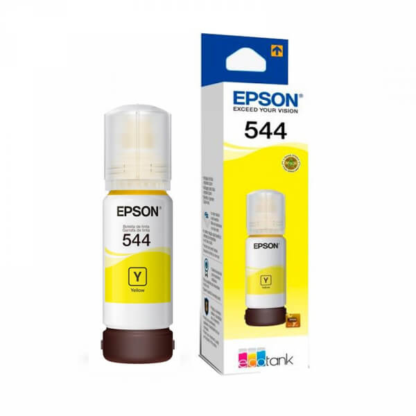 Botella EPSON para EcoTank AMARILLO T504 EcoTank L4150, L4260, L6161, L6171, L6191, L6270