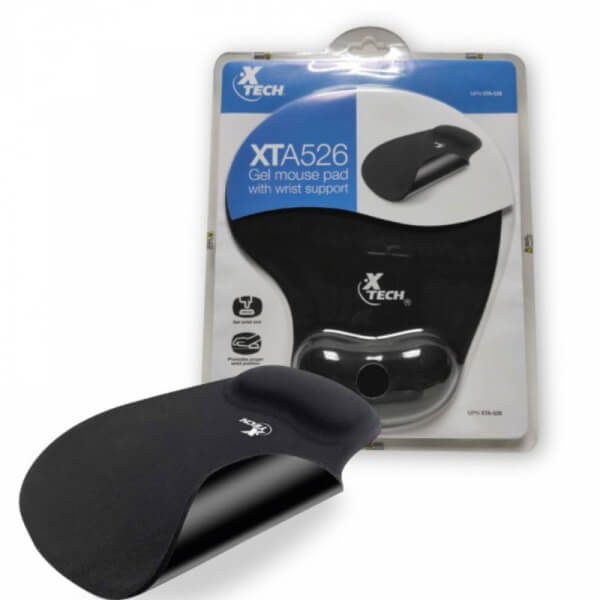 Xtech Mouse pad with wrist pillowblackXTA526